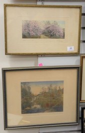 GROUP OF SIX FRAMED PIECE, MOR