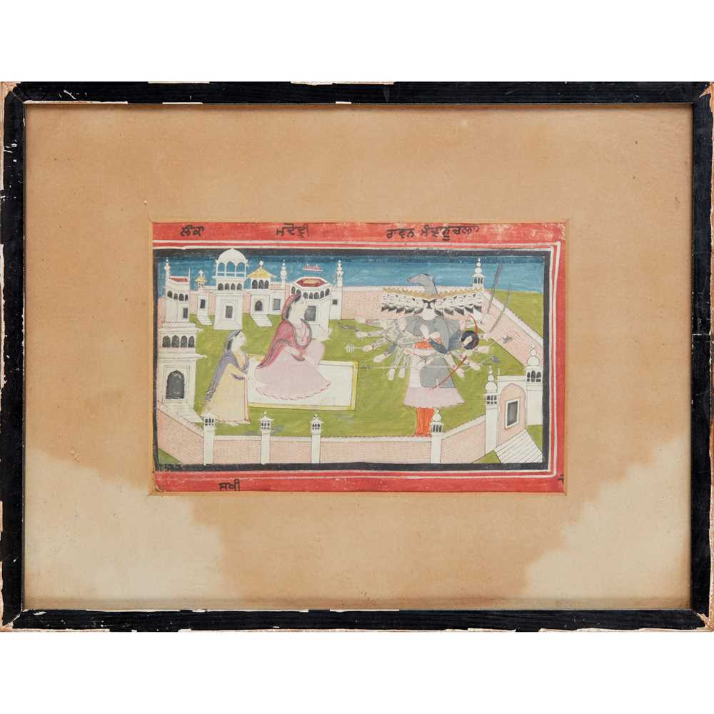 GROUP OF SIX ILLUSTRATIONS FROM A