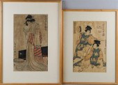 GROUP OF SIX JAPANESE WOODBLOC