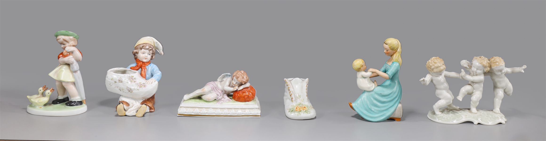 Group of six mix Bavarian porcelain