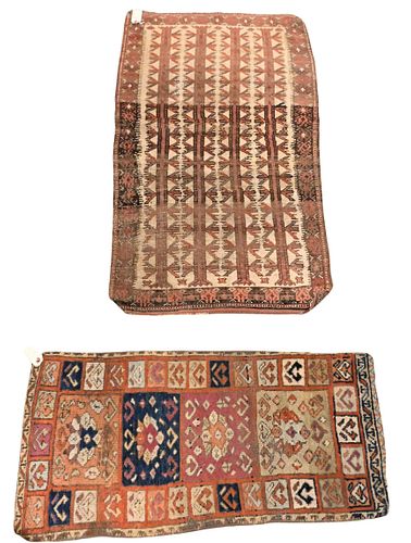 GROUP OF SIX ORIENTAL THROW
