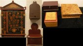 Group of six painted reproduct