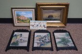 GROUP OF SIX PRIMARILY LANDSCA