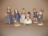 Group of six Royal Copenhagen