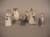 Group of six Royal Copenhagen