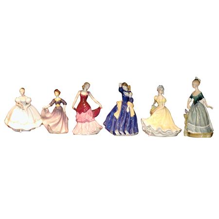 Group of Six Royal Doulton