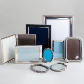 GROUP OF SIX SILVER AND SILVER