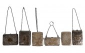 GROUP OF SIX SILVER BOXEScompr