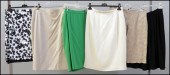 GROUP OF SIX SKIRTS. Including