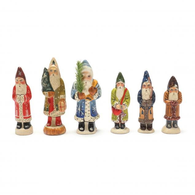 GROUP OF SIX SMALL VAILLANCOURT