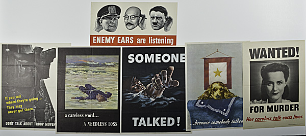 Group of Six Spy-Related WWII