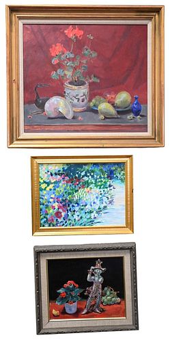 GROUP OF SIX STILL LIFE
