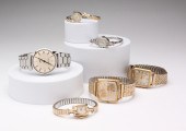 GROUP OF SIX VINTAGE WRISTWATC