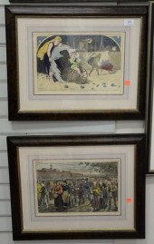 GROUP OF SIX WINSLOW HOMER HAN