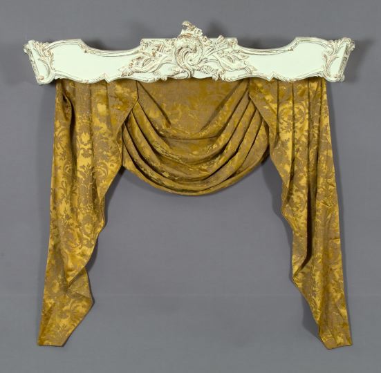 Group of Six Wooden Valences, 