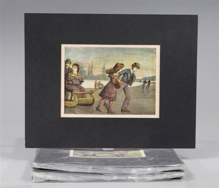 Group of sixteen 19th century