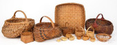 GROUP OF SIXTEEN BASKETS<br>Gr