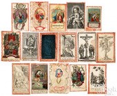 GROUP OF SIXTEEN PRINTED AND H