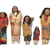 Group of Skookum Dolls
first h