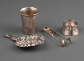 GROUP OF SMALL ANTIQUE SILVER