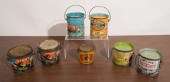 GROUP OF SMALL BUCKET-FORM PEA