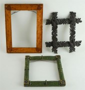 GROUP OF SMALL FOLK ART WOOD F