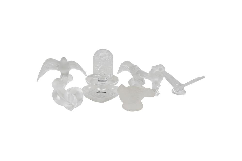 GROUP OF SMALL LALIQUE