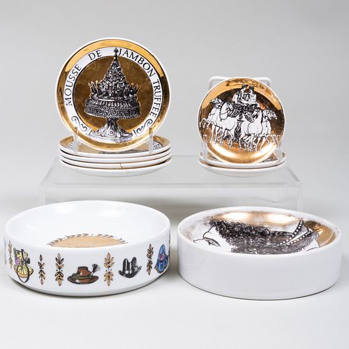 GROUP OF SMALL PIERO FORNASETTI
