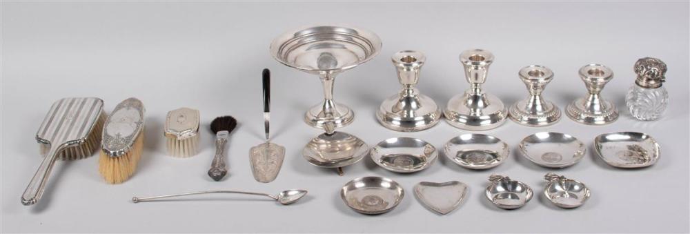 GROUP OF SMALL SILVER ITEMSGROUP OF