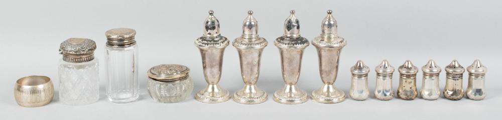 GROUP OF SMALL SILVER ITEMSGROUP OF