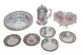 GROUP OF SMALL STERLING HOLLOW