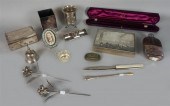 GROUP OF SMALL TABLE ITEMSGROU
