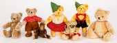 GROUP OF SMALL TEDDY BEARS, ET