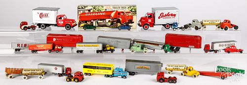 GROUP OF SMALL TOY TRACTOR