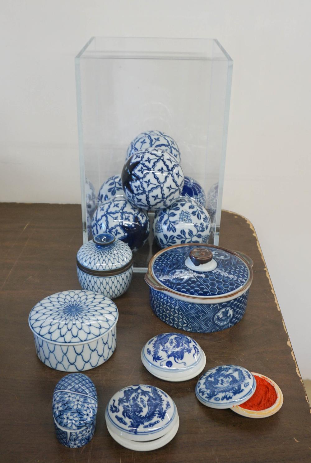GROUP OF SOUTHEAST ASIAN BLUE AND