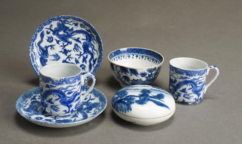 GROUP OF SOUTHEAST ASIAN BLUE &