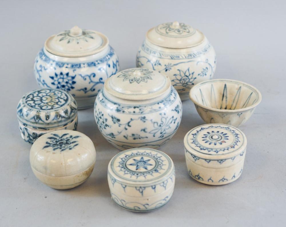GROUP OF SOUTHEAST ASIAN BLUE AND