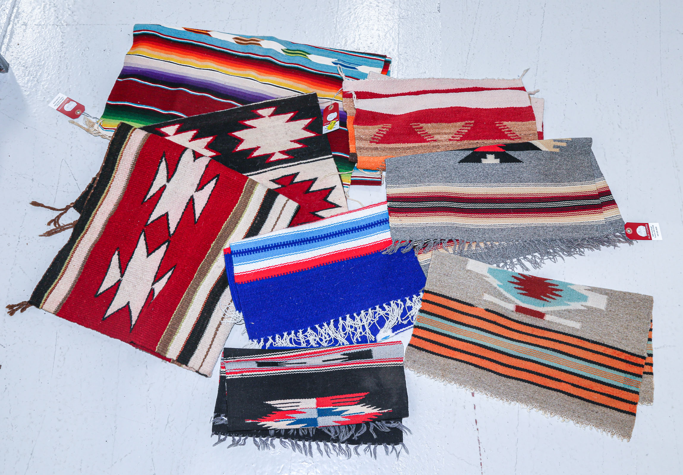 GROUP OF SOUTHWEST STYLE MATS &