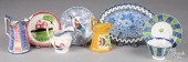GROUP OF SPATTERWARE PORCELAIN