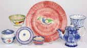 GROUP OF SPATTERWARE<br>Group