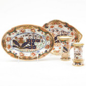 GROUP OF SPODE IMARI PORCELAIN