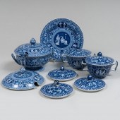 GROUP OF SPODE TRANSFER PRINTE