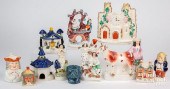 GROUP OF STAFFORDSHIRE FIGURES