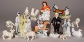 GROUP OF STAFFORDSHIRE FIGURES