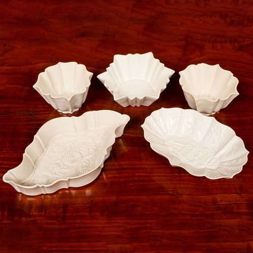 GROUP OF STAFFORDSHIRE SALT