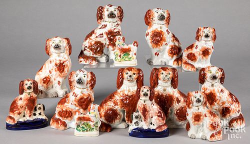 GROUP OF STAFFORDSHIRE