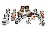 GROUP OF STAFFORDSHIRE STYLE P