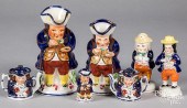 GROUP OF STAFFORDSHIRE TOBY FI