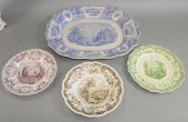 GROUP OF STAFFORDSHIRE TRANSFE