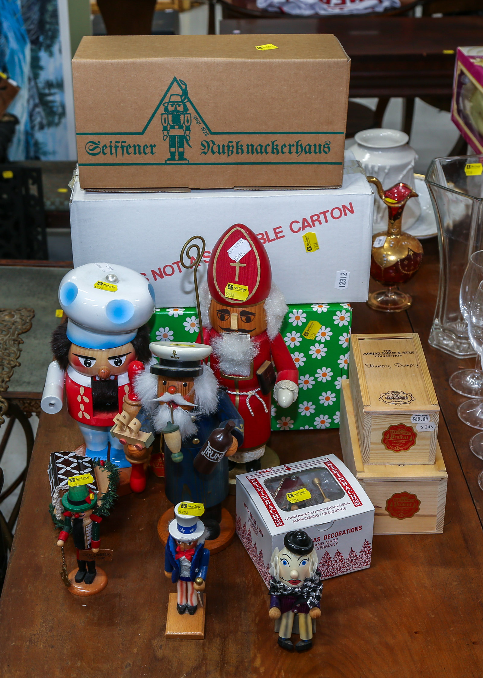 GROUP OF STEINBACH NUTCRACKERS